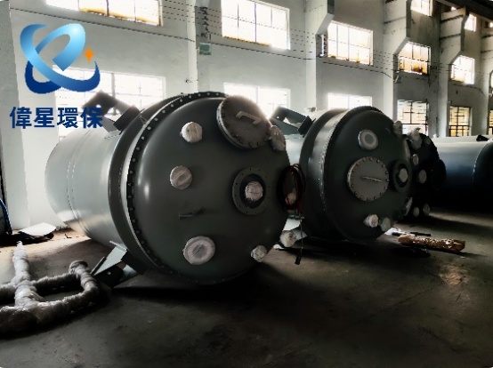 钢衬四氟反应罐,带搅拌/带加热,带温控